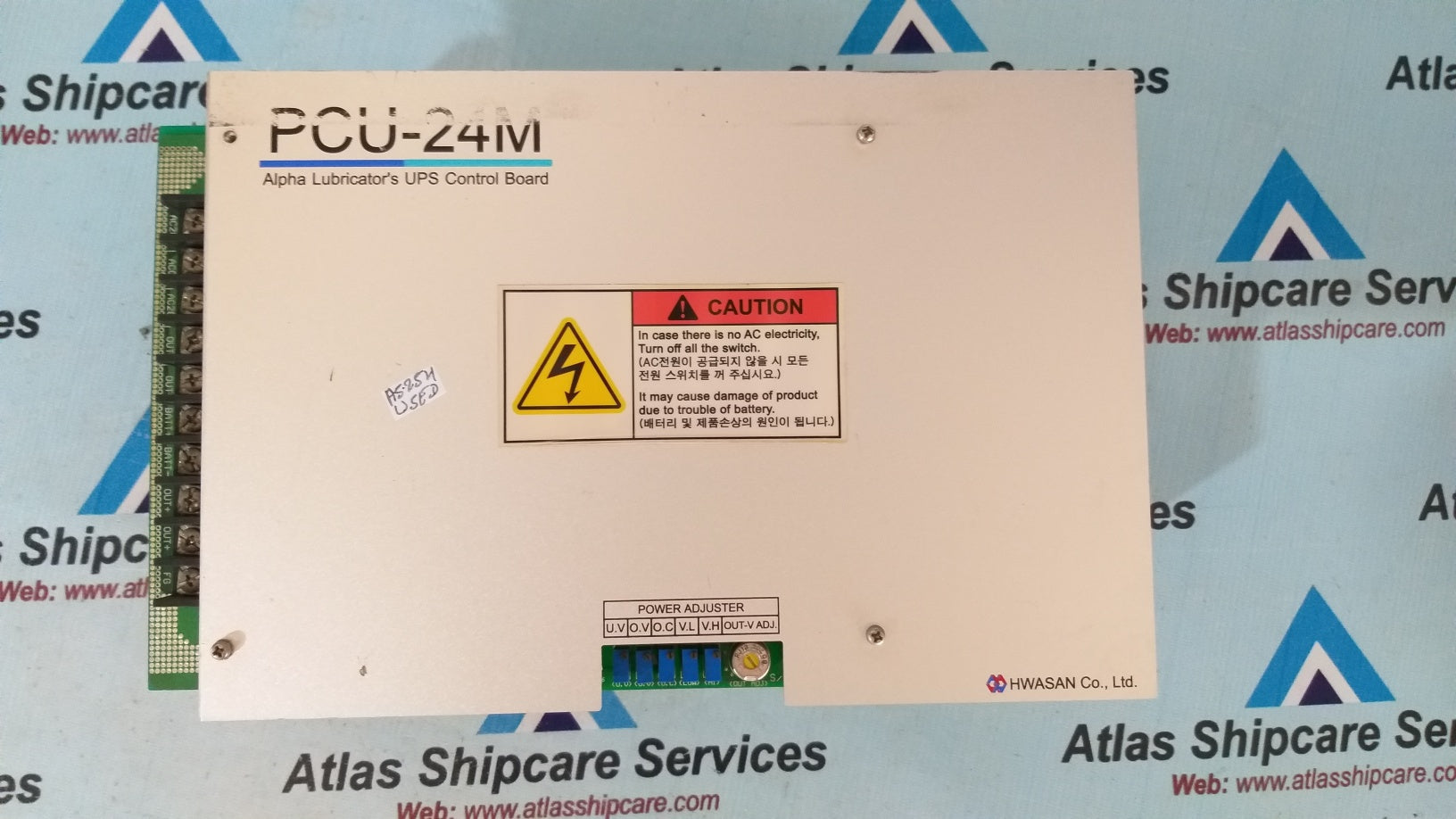 Hwasan PCU-24M Alpha Lubricator's UPS Control Board